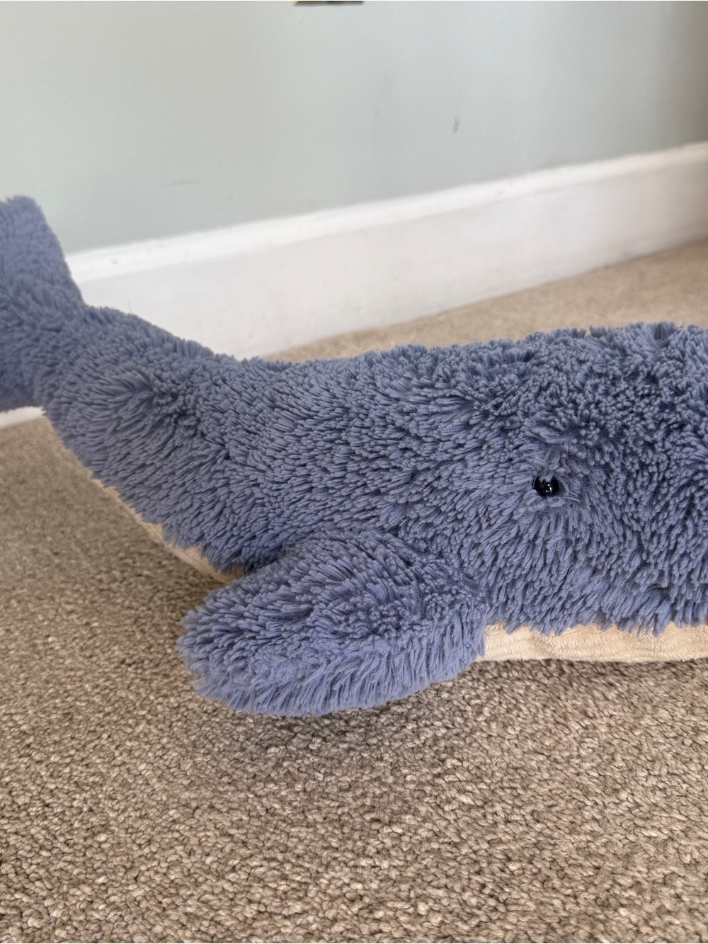 Rare Retired Jellycat Large Wilbur Whale Plush 21"